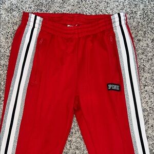 PINK Victoria's Secret Women’s Red Track Pants